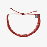 Handmade Original Waterproof Bracelet - Solid Red | Pura Vida 手工製防水手繩 - Solid Red