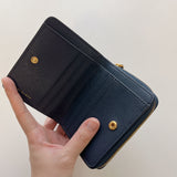 Tory Burch Emerson Wallet - Tory Navy  | Tory Burch Emerson 十字紋真皮短銀包 - 海軍藍