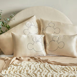 Kitsch & Mickey and Minnie Satin Pillowcase Standard Mrs. Mouse - Cream | 米奇老鼠 x Kitsch舒適睡眠枕頭套 - 米妮 (Cream)