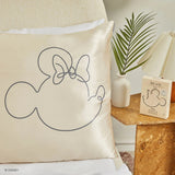 Kitsch & Mickey and Minnie Satin Pillowcase Standard Mrs. Mouse - Cream | 米奇老鼠 x Kitsch舒適睡眠枕頭套 - 米妮 (Cream)