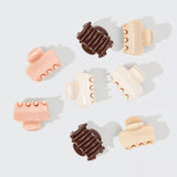 Recycled Plastic Mini Cloud Claw Clips 8pc Set - Rosewood | Recycled Plastic 迷你雲朵髮夾八個裝 - Rosewood