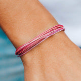 Handmade Original Waterproof Bracelet - Stop And Smell The Roses | Pura Vida 手工製防水手繩 - Stop And Smell The Roses