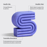 Purple Toning Shampoo Bar for Color Treated & Grey Hair |  Biotin去黃校色洗髮皂（美國製造）