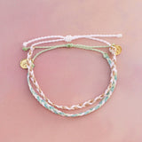 Mini Braided Handmade Bracelet - Leche | Mini Braided 手工防水手繩 - Leche