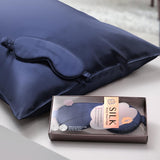 22 Momme Mulberry Silk Sleep Eye Mask・Midnight Blue | 22姆米美肌真絲眼罩・Midnight Blue