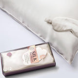 22 Momme Mulberry Pillowcase - Ivory (Set Of 2) | 22姆米美肌真絲枕頭套- 象牙白色 (兩個裝)