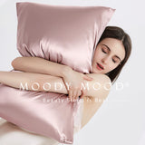 22 Momme Mulberry Pillowcase - Blush (Set Of 2) | 22姆米美肌真絲枕頭套 - 粉紅色 (兩個裝)