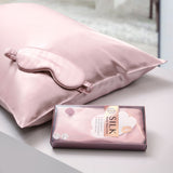 22 Momme Mulberry Pillowcase [Set Of 2] - Blush | 22姆米美肌真絲枕頭套兩個裝 - 粉紅色