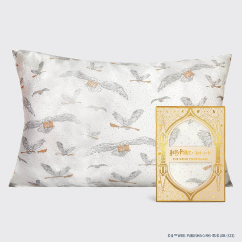 Harry Potter x Kitsch Satin Sleep Pillowcase - Owl Post | 哈利波特聯乘系列舒適緞面枕頭套 - 貓頭鷹