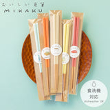 【6 Color Available】Mikaku Color Chopstick  | 【六色入】日本製北歐風抗菌天然木筷子