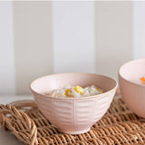 Asumi Minoyaki Bowl (Pink) | Asumi 彩澄日本製美濃燒浮雕餐碗．粉紅色