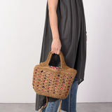 【3 Color Available】Cooco Woven Basket Bag | 【三色入】Cooco日本鈎花藤編袋