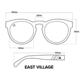 East Village // Carolina Honey Polarized Sunglasses | East Village // Carolina Honey 簡約橢圓太陽眼鏡