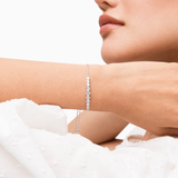 Kate Spade Full Circle Slider Bracelet - Silver | Kate Spade 銀色圓圈閃鑽手鏈