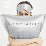22 Momme Mulberry Silk Sleep Gift Set (Silk Eye Mask & Silk Pillowcase)・Modern Gray | 22姆米美肌真絲眼罩及枕袋套裝・Modern Gray