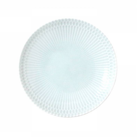 Oda Pottery Stripe 19.7cm Plate (Light Blue & White) | 小田陶器美濃燒19.7cm大碟．淺藍白