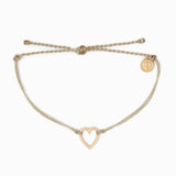 Open Heart Handmade Bracelet <2 Color Available> | Open Heart 手工防水手繩 <兩色入>