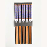 Japan Wakasa Persian Pattern Chopsticks Set (22.5cm) | 日本製波斯毛毯花紋若狭塗筷子套裝(22.5cm)