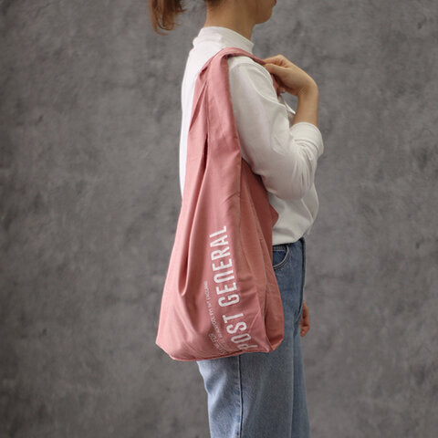 Post General Shopper Eco Bag - Pink | Post General 輕量折疊單肩袋 - 粉色