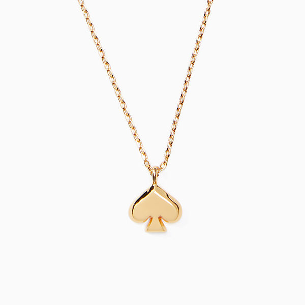 Kate Spade Metal Mini Pendant Necklace - Gold | Kate Spade Metal Mini Spade金色項鍊