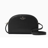 Perry Leather Dome Crossbody - Black | Kate Spade 半圓真皮斜挎包 - Black