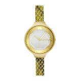 Orchard Gem Exotic Watch - Gold Amazon | 寶石蛇皮花紋真皮腕錶・綠色