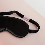 Satin Eye Mask・Black | 可調較式絲感舒適睡眠眼罩・黑色